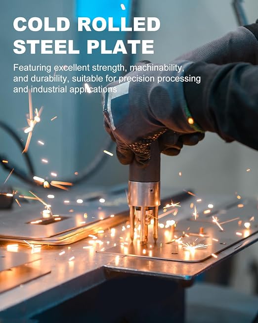 12" x 9" 18 Gauge Steel Sheets Metal Cold Rolled Steel Plate, Industrial - Image 3