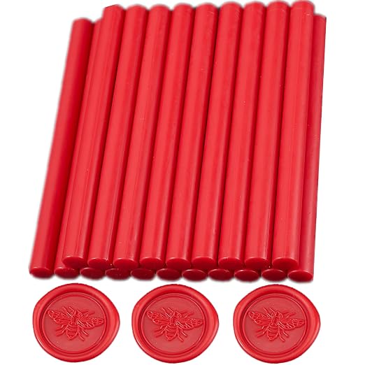 Wax Seal Sticks Red, ONWINPOR 20pcs Glue Gun Wax Sealing Sticks - Image 7