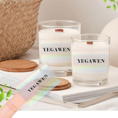 3x2 Inch Transparent Holographic Thermal Labels Stickers, Perforation Line - Image 5