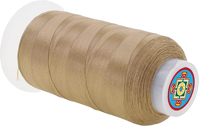 Mandala Crafts Khaki Heavy Duty Thread -1500 Yds Tex 70 Thread - Image 2