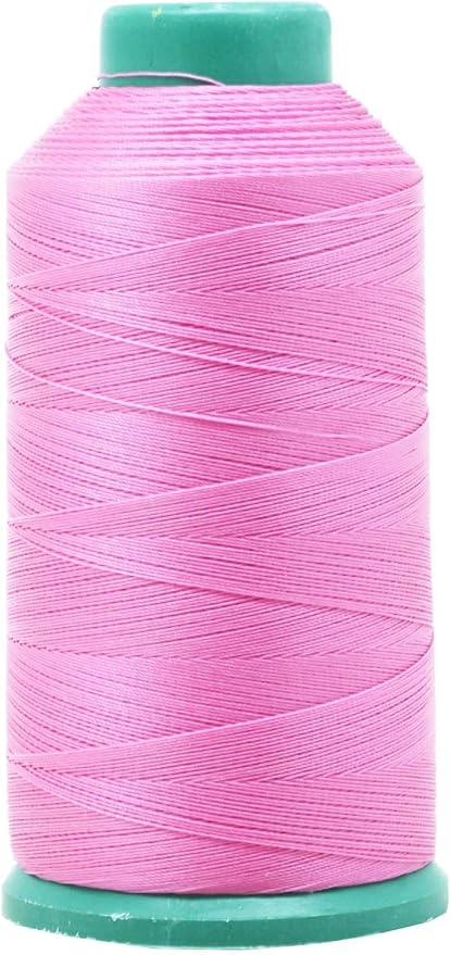 Mandala Crafts Bonded Nylon Thread Pink Heavy Duty Sewing Threads by MandalaCrafts