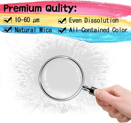 Mica Powder - 100g Mica Powder for Epoxy Resin - Pigment Powder Dye for - Image 3
