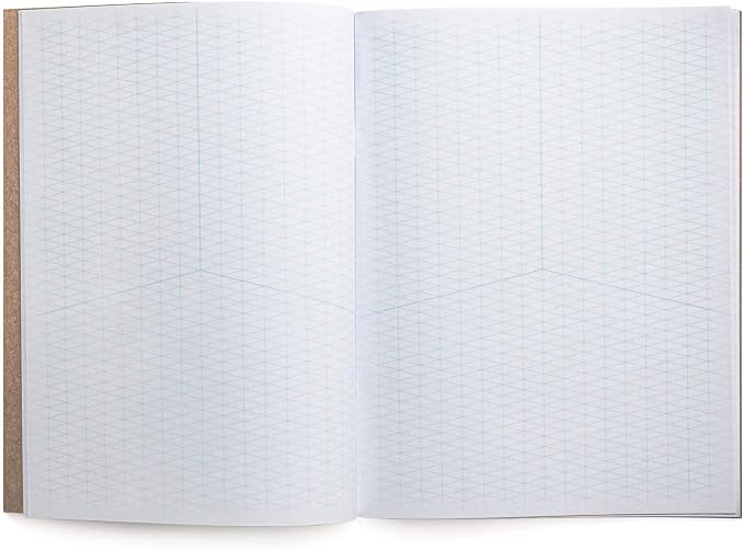 KOALA TOOLS | Isometric Graph Paper Notebook | 7.5" x 9.75", 60 pp. - Image 2