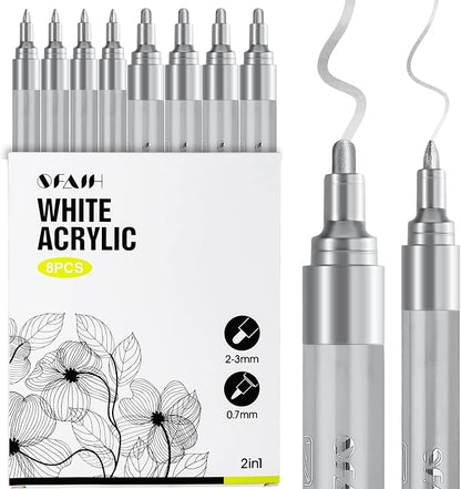SFAIH Acrylic Silver Paint Pens by SFAIH