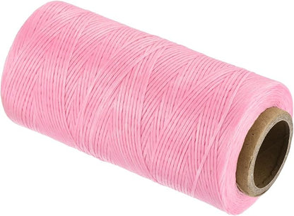 MECCANIXITY Waxed Thread, 284 Yard 0.8mm 150D Flat Wax Thread Polyester Waxed by MECCANIXITY