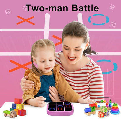 Tic-Tac-Toe Bolt Game, 4-in-1 Handheld Puzzle Games Console, Electronic - Image 6