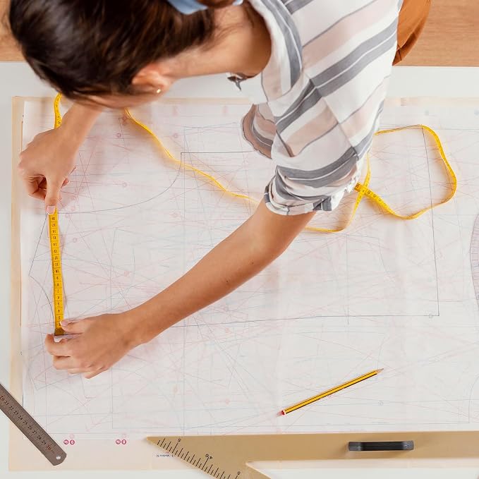 Tracing Paper Roll 36 Inches x 30 Yards, Large Trace Paper White Pattern Paper - Image 7