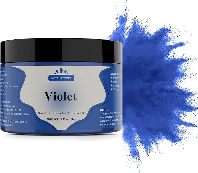 Mica Powder - 100g Mica Powder for Epoxy Resin - Metallic Color Pigment for by Yipoyilo