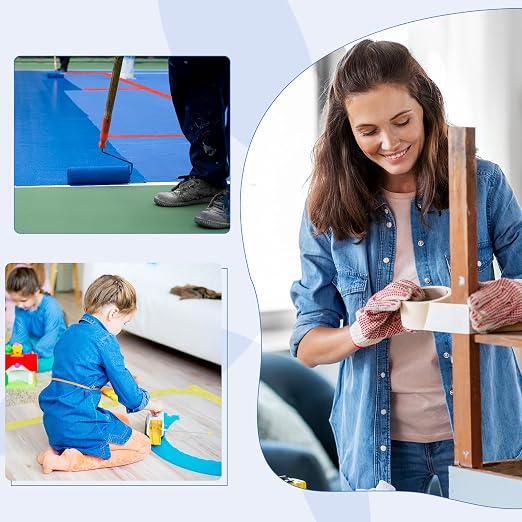 MECCANIXITY Masking Tape 0.5 Inch x 21 Yard Painter's Tape Brown Paint Tapes - Image 6