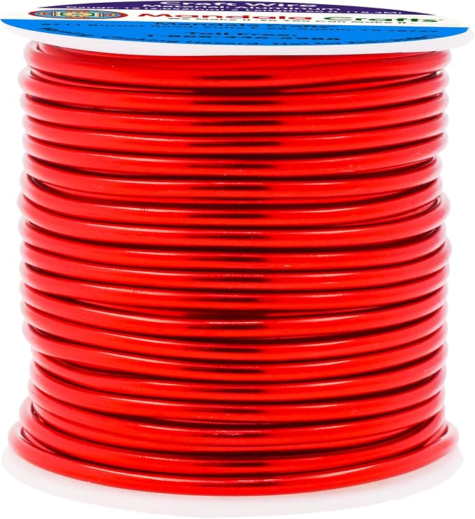Mandala Crafts 12 Gauge Anodized Aluminum Craft Wire by MandalaCrafts