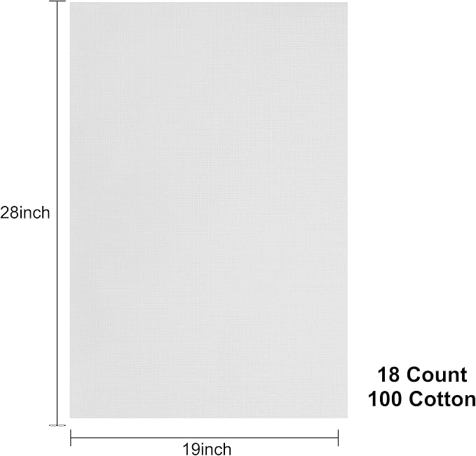 Aida Cloth 18 Count Cross Stitch Fabric - Image 2