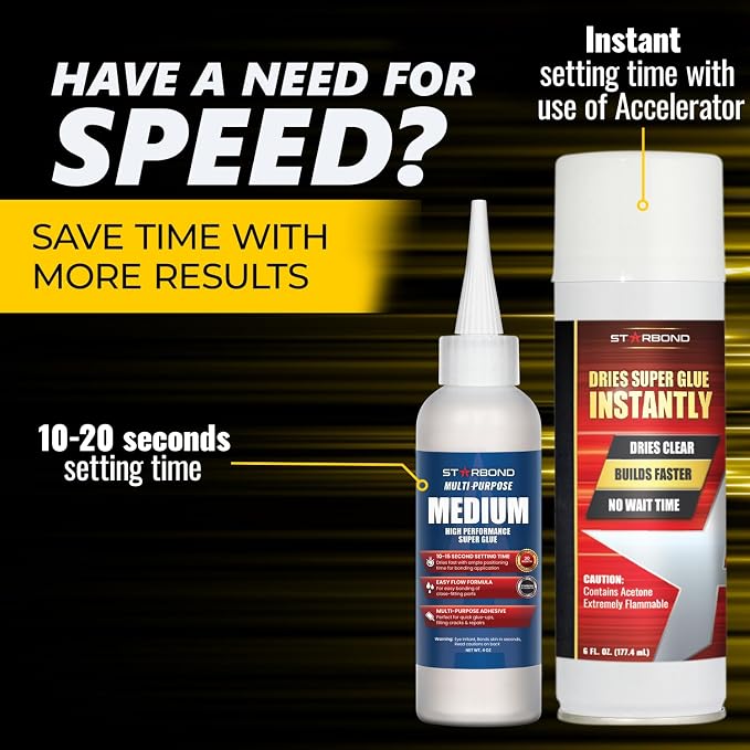 Starbond 4 oz Medium CA Glue - Image 3