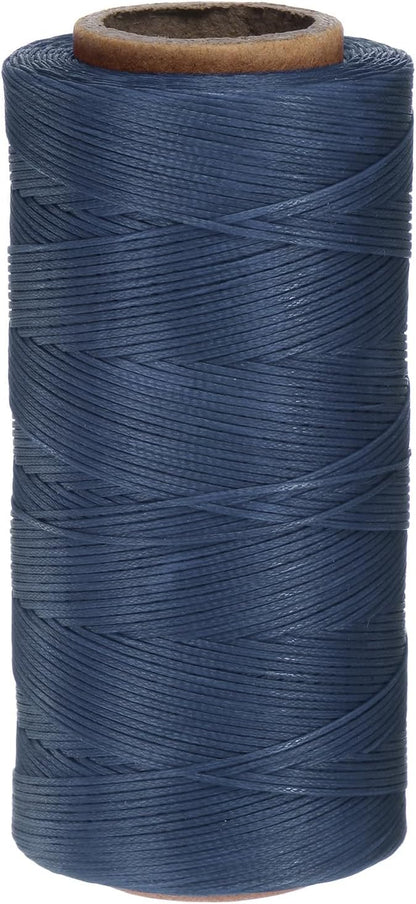 uxcell Leather Sewing Waxed Thread, 284 Yards / 260m 0.8mm 150D Flat Polyester by uxcell