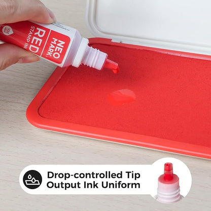 Premium Stamp Ink, Quick-Drying and AP-Certified Non-Toxic Refill Ink - Image 4