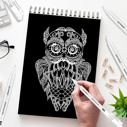 White Gel Pens 3-Pack - Image 7