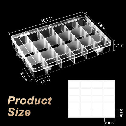 18 Grids Large Plastic Organizer Box - Image 2