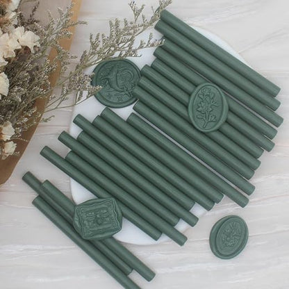 52pcs Olive Green Wax Sealing Sticks, Andotopee Glue Gun Wax Seal Sticks - Image 8