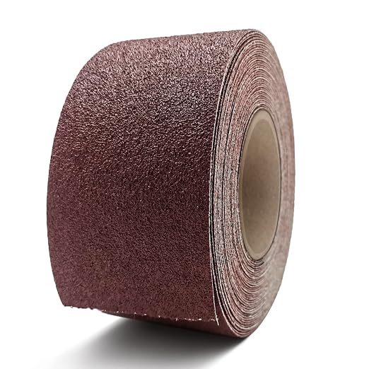 60 Grit Sandpaper Roll, 3 Inch x 49 Feet Emery Cloth Roll Aluminum Oxide by XHKDSYMC