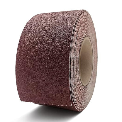 60 Grit Sandpaper Roll, 3 Inch x 49 Feet Emery Cloth Roll Aluminum Oxide by XHKDSYMC