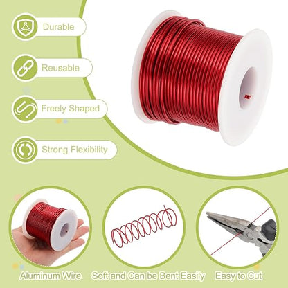 MECCANIXITY 12 Gauge Anodized Aluminum Craft Wire Bendable Bonsai Training Wire - Image 3