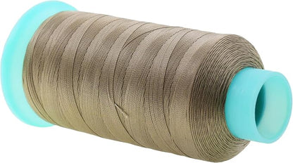 Mandala Crafts Bonded Nylon Thread Dark Beige Heavy Duty Sewing Threads - Image 2