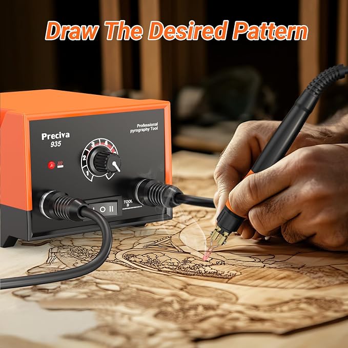 Preciva 935 Dual Handle Wood Burning Kit - Image 7