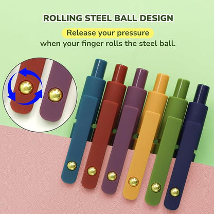 Gel Pens, 0.5mm Fine Point Smooth Writing Pens, High-End Series Retractable Pens - Image 2