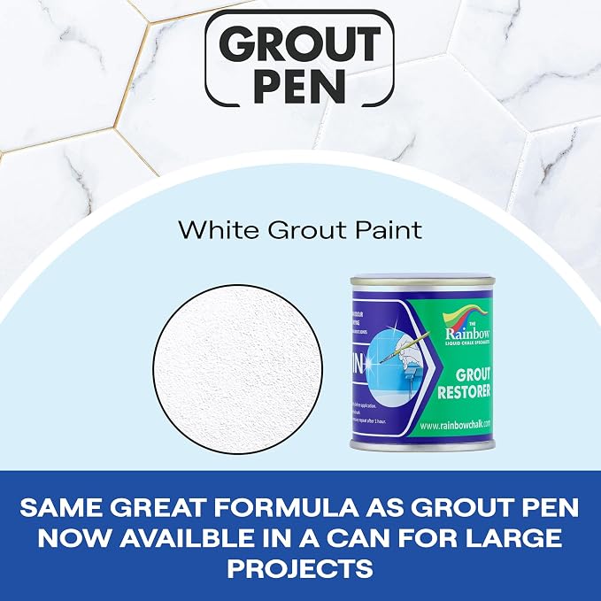 Grout Pen White Grout Paint: Waterproof Tile Paint Grout Refresh Restorer - Image 8