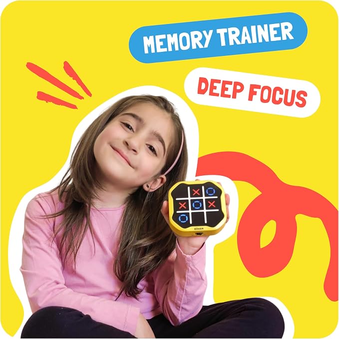 GiiKER Tic Tac Toe Bolt Game, Original 3-in-1 Handheld Puzzle Game, Portable - Image 3