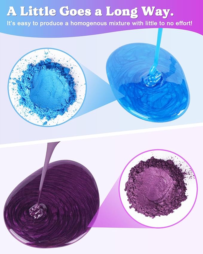 LET'S RESIN 36 Colors Mica Powder, Mica Pigment Powder - Image 4