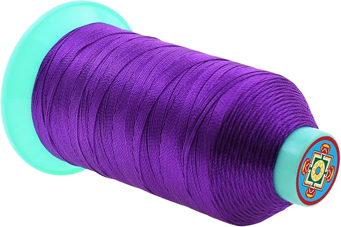Mandala Crafts Bonded Nylon Thread True Purple Heavy Duty Sewing Threads - Image 2