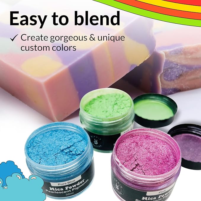 Pigment Powder for Epoxy Resin, 24 Pastel Colors, Mica Powder for Candle Dye - Image 7