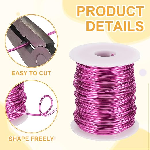 uxcell 12 Gauge / 2mm Anodized Aluminum Wire - Image 3