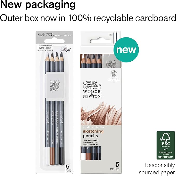 Winsor & Newton Studio Collection Artist Pencils, Sketching Pencils - Image 2