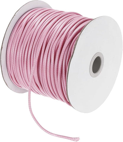 MECCANIXITY Waxed Cord 2.5mm Waxed Polyester Cord 87 Yard Wax String by MECCANIXITY