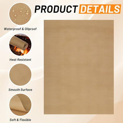 Svaldo Teflon Sheets for Heat Press, 10 Pack, 16x20 Heat Press Paper for T - Image 3