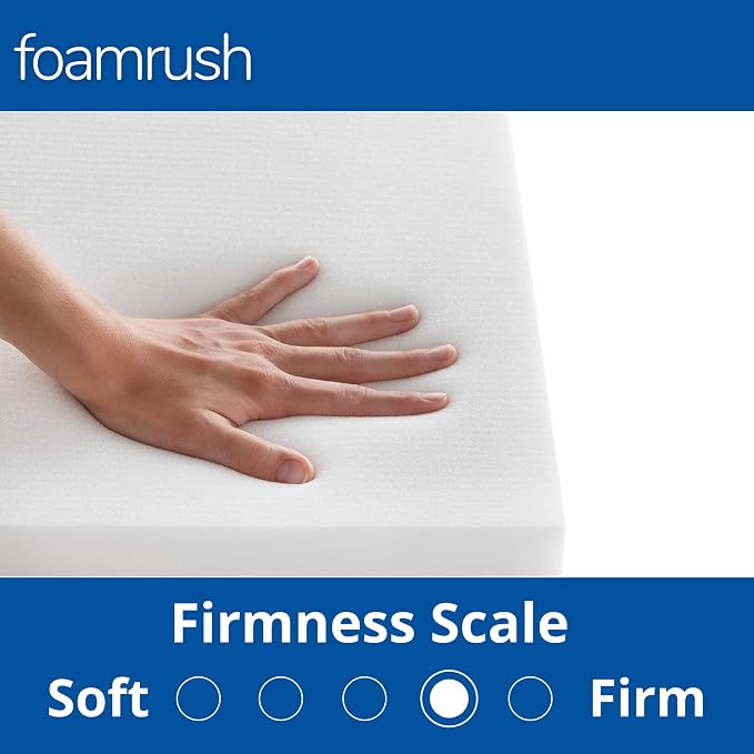 FoamRush 10" H x 24" W x 24" L Upholstery Foam Cushion High Density - Image 3