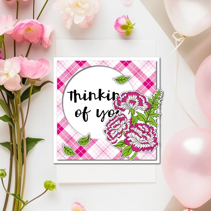 ORIGACH Dianthus Layering Stencil Stamp and Die Set - Image 7