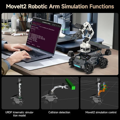 Yahboom ROS2 Robot Kit with Jetson Orin NX 16GB Super Large AI Model with 6DOF - Image 6