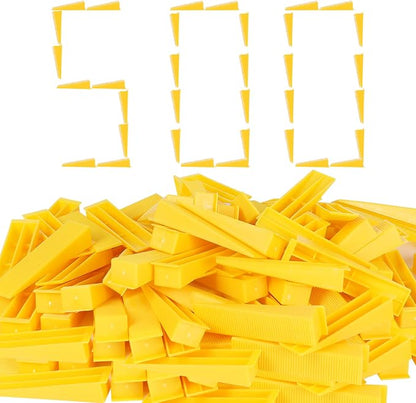 500 Pcs Reusable Leveling Wedges, Reusable Tile Leveling System Wedges by Jauyas