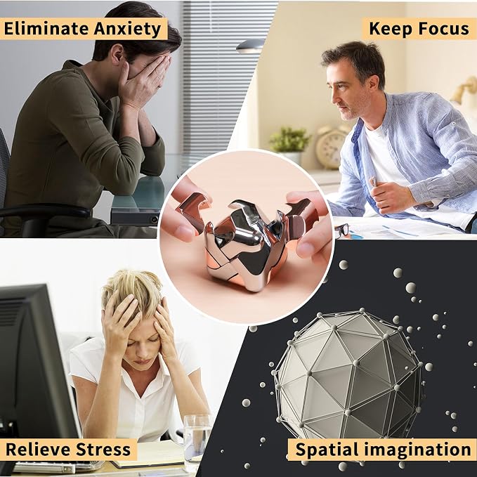 Metal-Puzzles Brain-Teaser 3D-Toys: Fidget-Toys Cool-Gadgets-Stuff - Image 5
