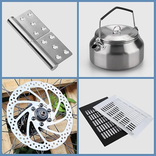 2PCS 6061 Aluminum Sheet Metal, Rectangle Aluminum Plate Solid Metal Sheet Plate - Image 5