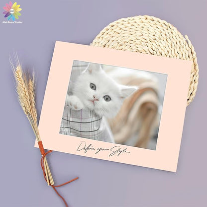 Mat Board Center, 11x14 for 8x10 Mix Color Picture Mat Sets - Image 7