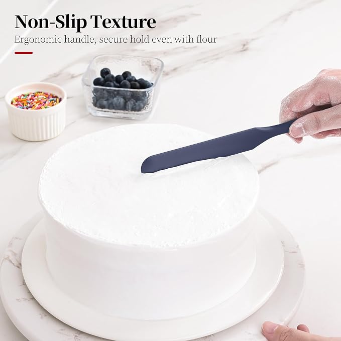 600ºF Heat Resistant Spatulas, High Heat Food Safe Semless Kitchen Silicone - Image 8