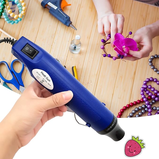 Heat Gun, Mini Hot Air Gun for DIY Crafts Portable Heat Air Gun Tool for - Image 6