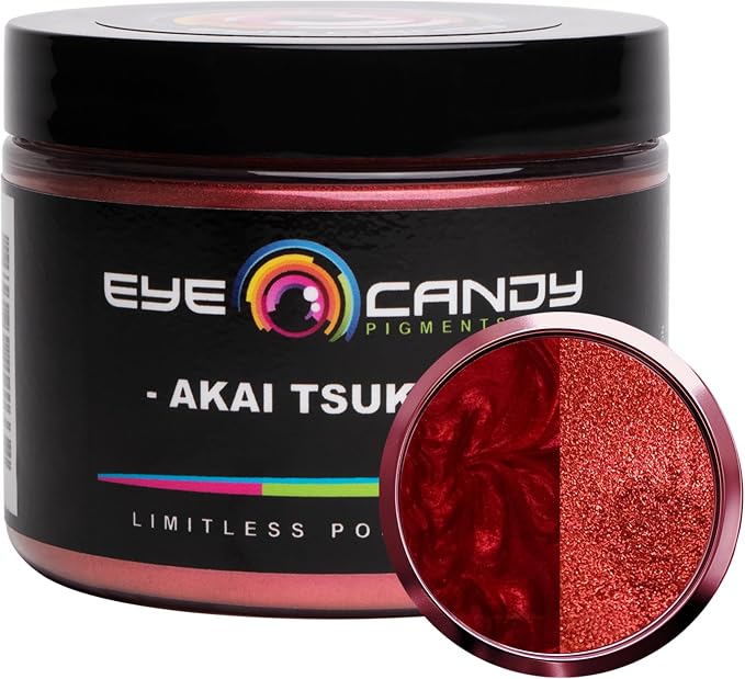 Eye Candy Pigments Premium True Red Mica Powder by EyeCandyPigments