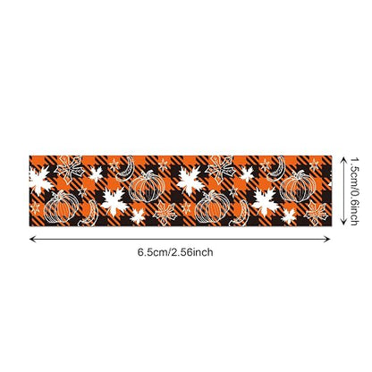 12 Pcs Thanksgiving Washi Tape Fall Maple Leaf Masking Tape Pumpkin Pattern - Image 4