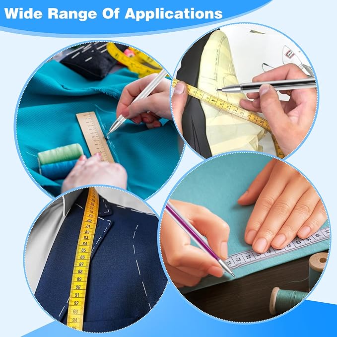 4 Colors Heat Erasable Pens: Fabric Marking Pens Auto-Vanishing Pen Sewing - Image 6