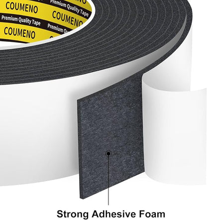 EVA Single-Sided Foam Tape, Single-Sided Sealing Strip Foam Pad Sponge Tape - Image 4