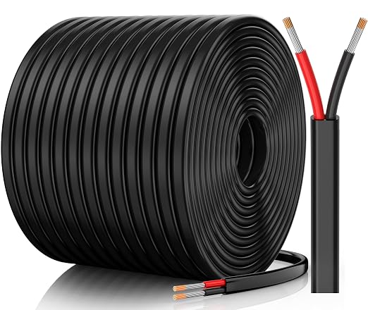 12 Gauge Wire, 12 AWG 2 Conductor Electrical Wire, Flexible/Oxygen-Free Tinned by Unknown